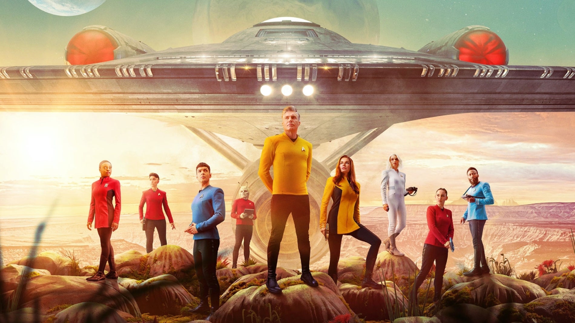 'Star Trek: Strange New Worlds' sigue a la tripulación del USS Enterprise bajo el mando de Christopher Pike