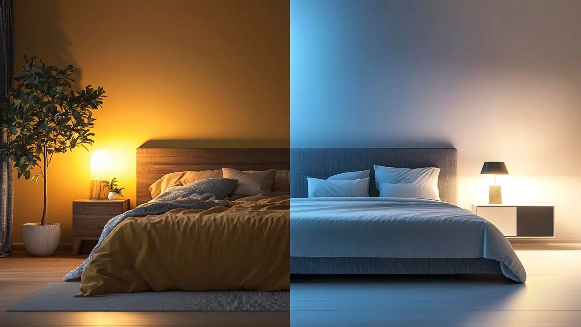 Una luz puede hacer que una habitación parezca más fría o caliente