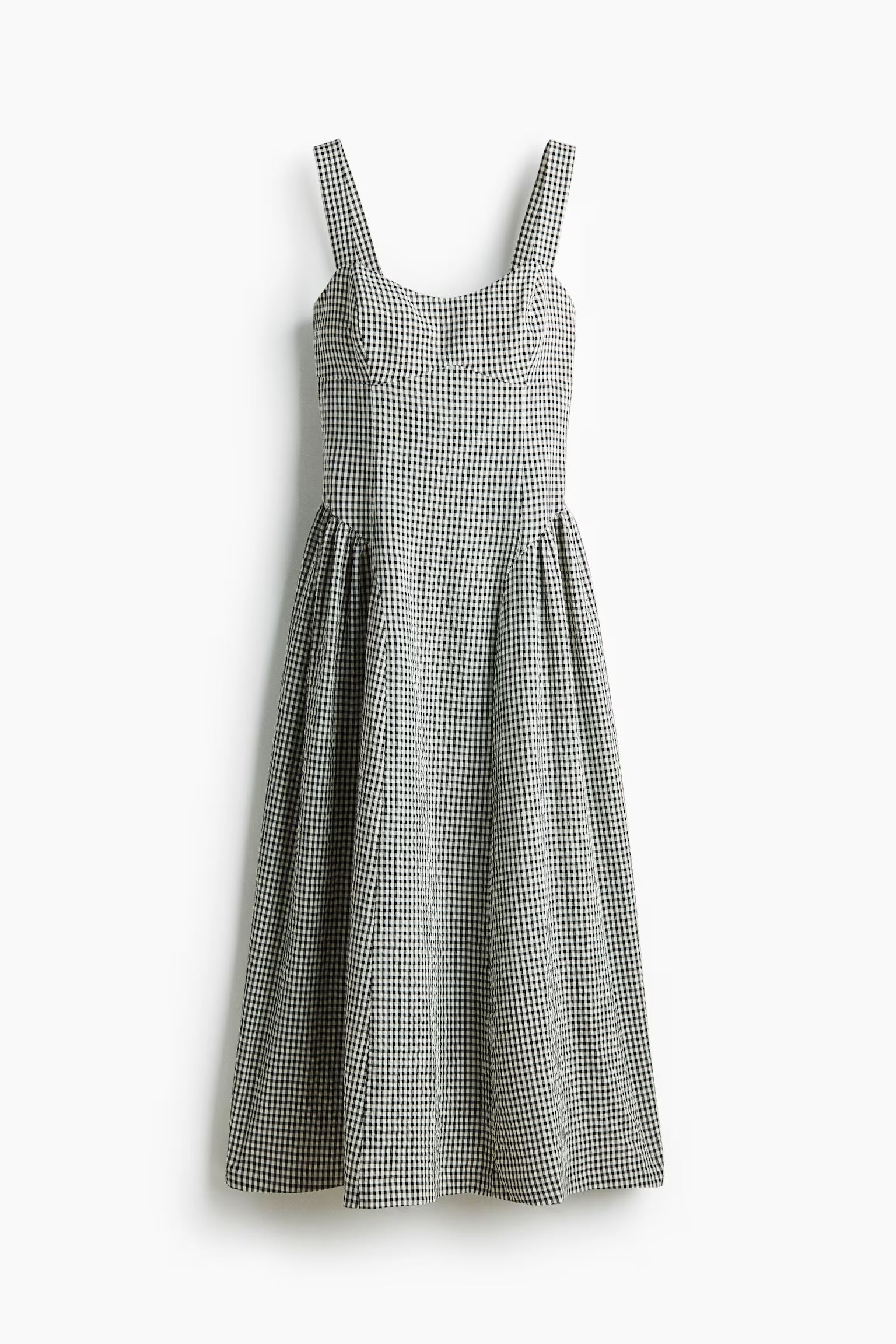 Vestido midi con vuelo (34,99 €) | H&M