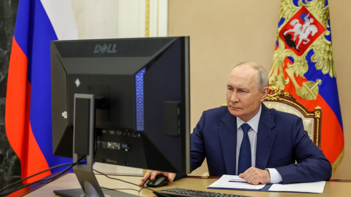 El ordenador Dell desde el que votó Putin
