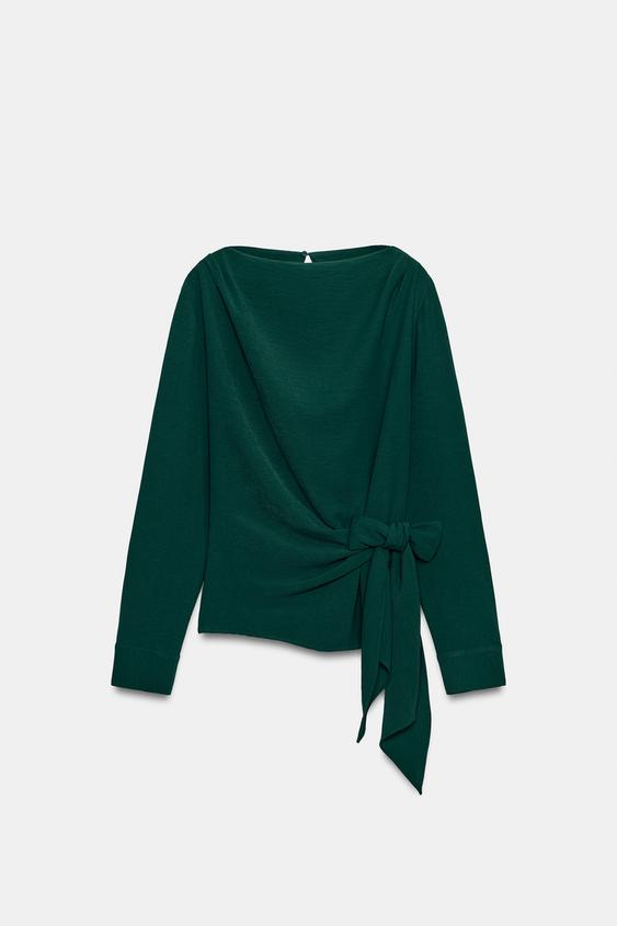 Blusa Lazo (25,95 €) | Zara