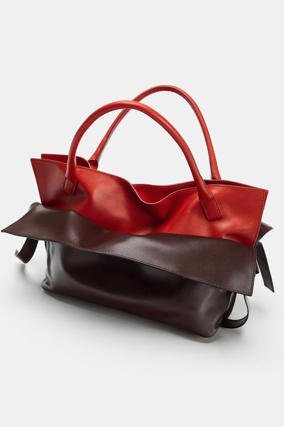 Bolso solapa piel (149 €) | Zara