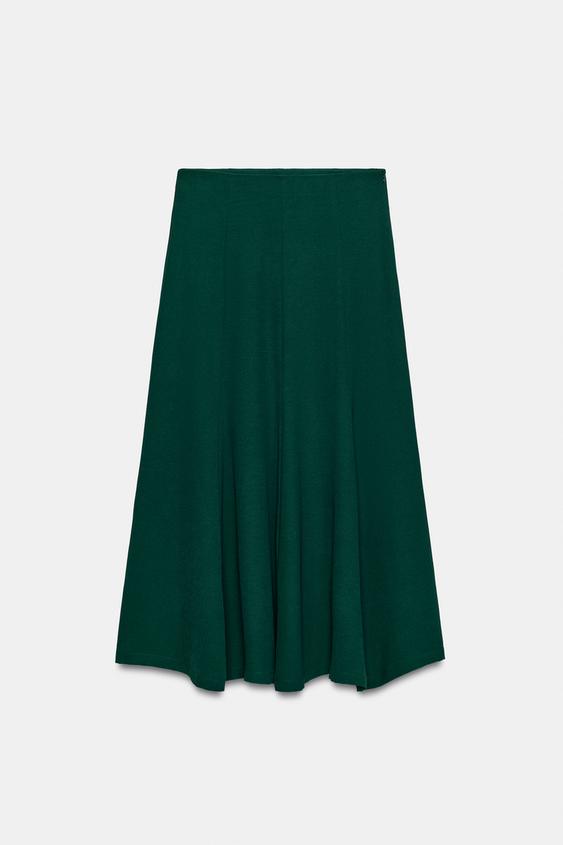 Falda Capa Midi (29,95 €) | Zara