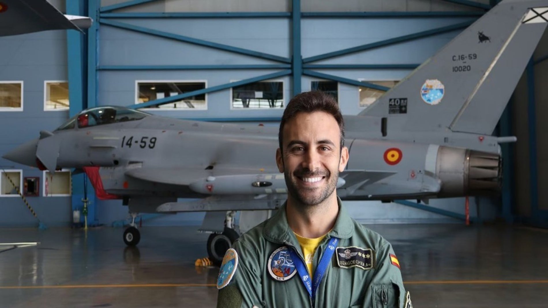 Juan Bengochea, comandante y piloto