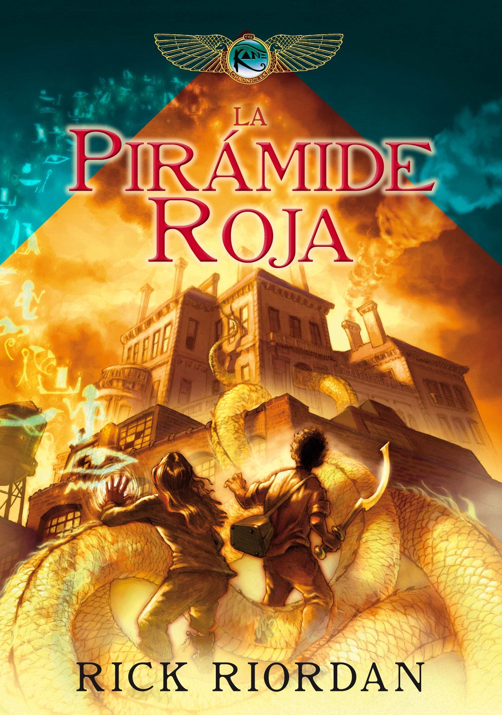 Portada de 'La Pirámide Roja' de Rick Riordan