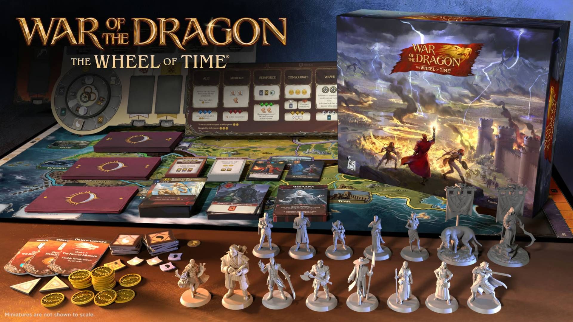 El juego de mesa 'War of the Dragon' será una nueva adaptación de 'La Rueda del Tiempo'