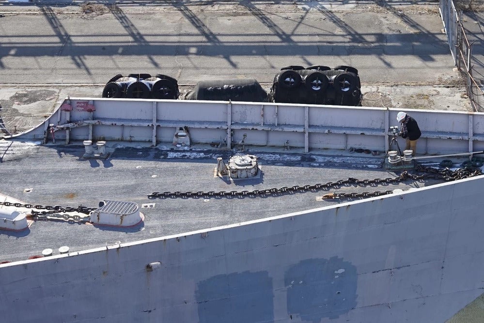 Escaneado láser de la fragata | U.S. Navy / NIWC Pacific