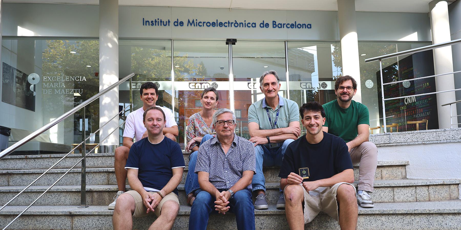 El equipo responsable del proyecto. Foto: IMB-CNM-CSIC