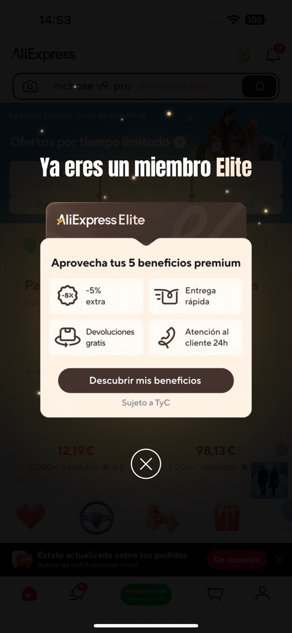 Todas las ventajas de ser miembro de AliExpress Elite