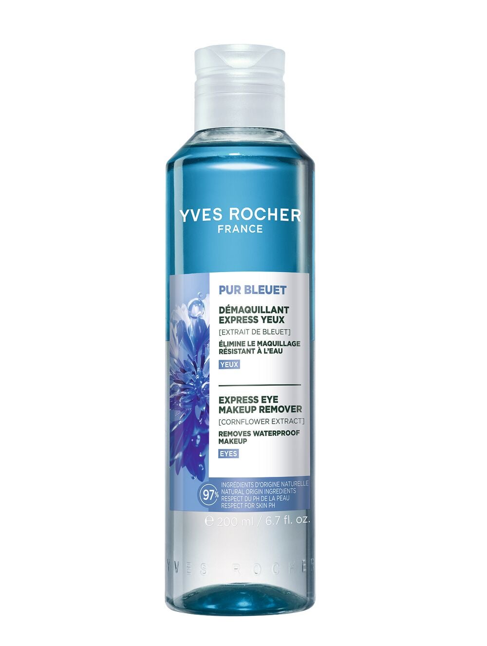 Desmaquillante Exprés de Ojos Pur Bleuet (9,99 € / 200 ml) | Yves Rocher