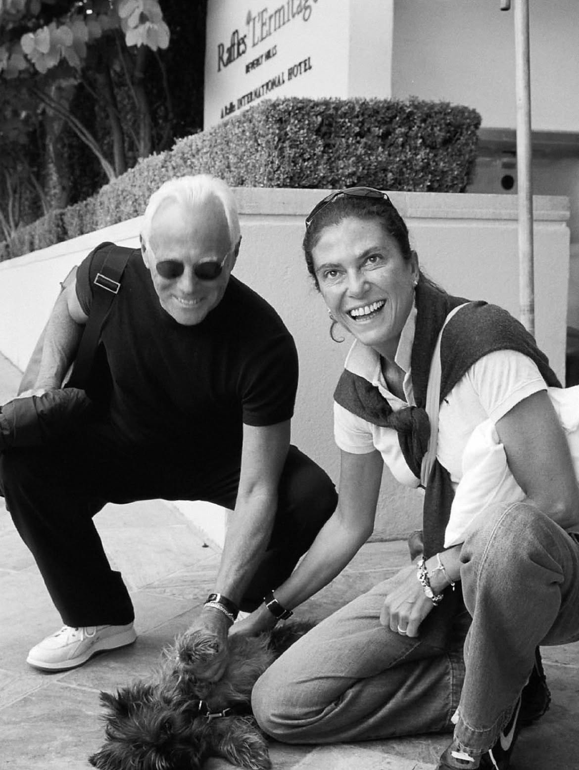 Giorgio Armani y su sobrina Silvana compartían también una estrecha relación fuera del trabajo | @giorgioarmani