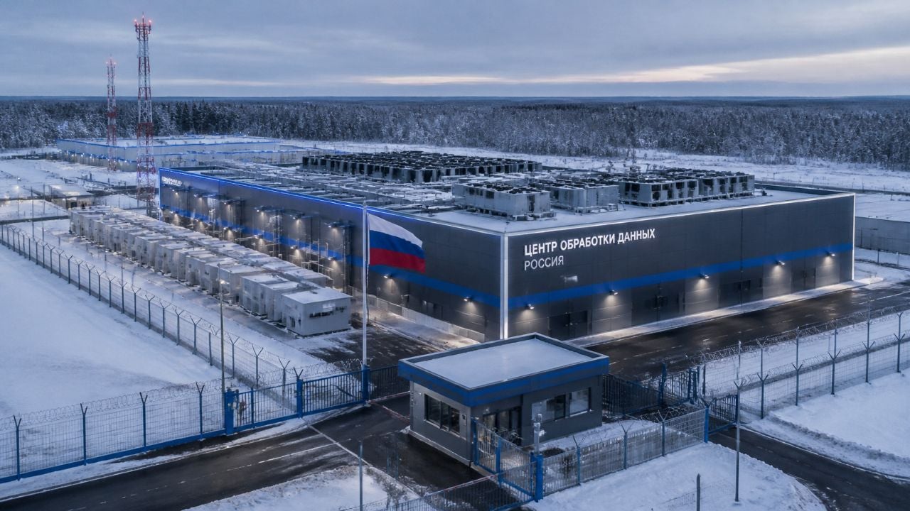 Imagen ilustrativa de un centro de procesamiento de datos en Rusia