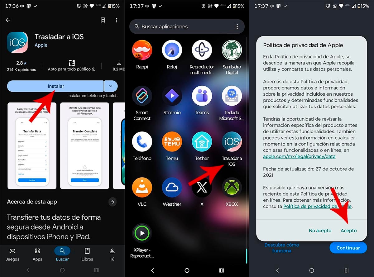 Debes habilitar ciertos permisos para que la app funcione de forma correcta