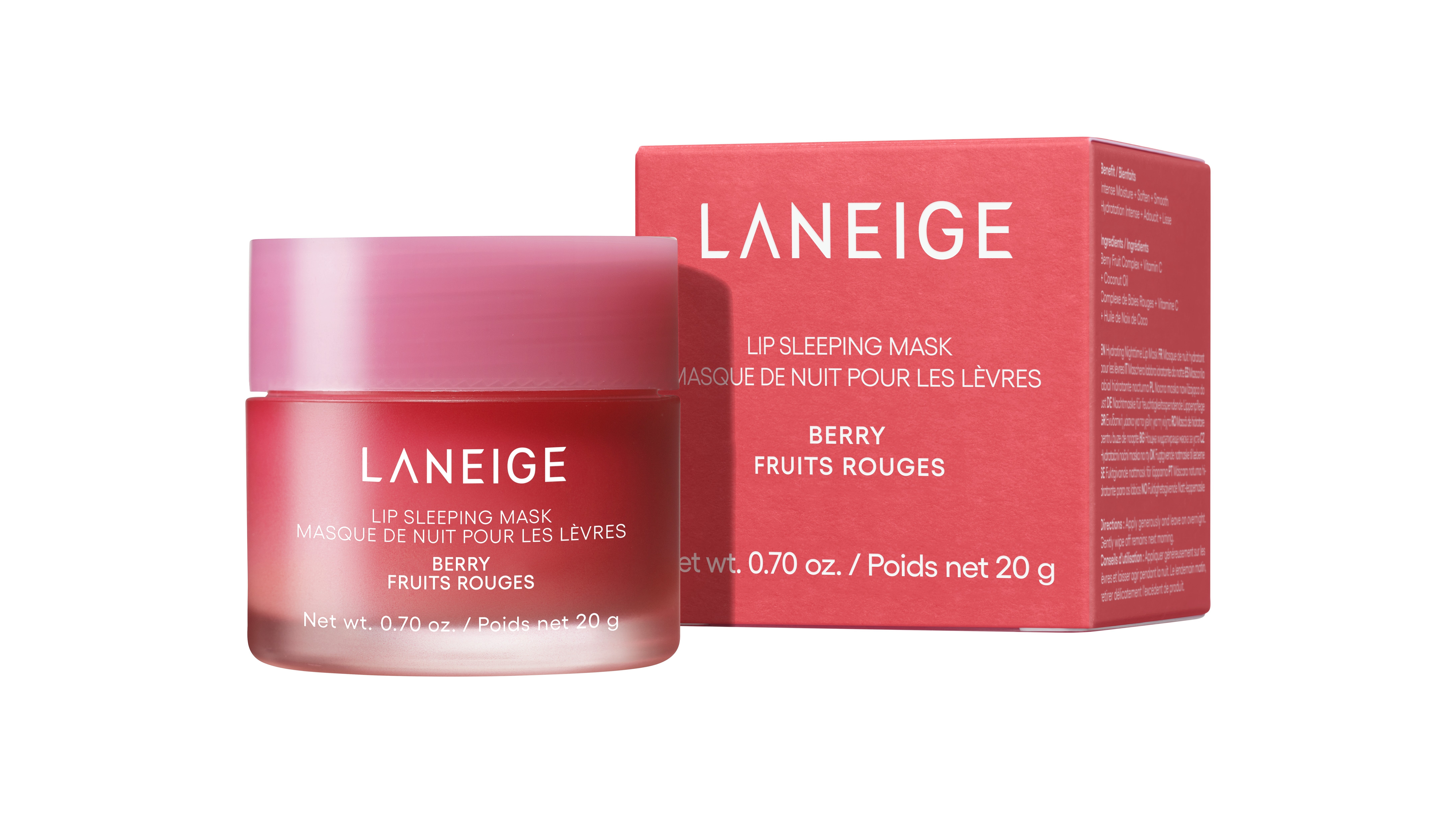 Lip Sleeping Mask Berry de Laneige (25 €) | Sephora