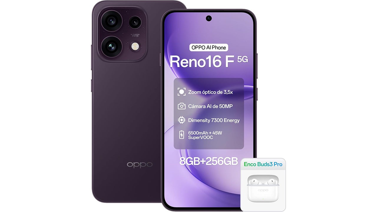 OPPO Reno16 F 5G | Fotografía: OPPO
