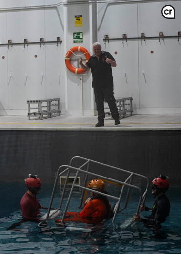 Keith Patton durante el entrenamiento. Drace Wilson | U.S. Navy