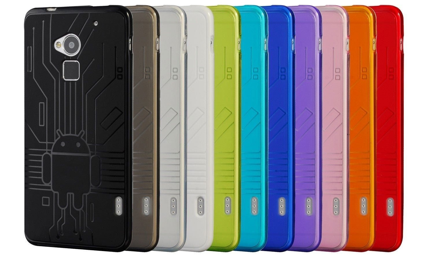 Imagen de la funda Cruzerlite Bugdroid Circuit para el HTC One Max