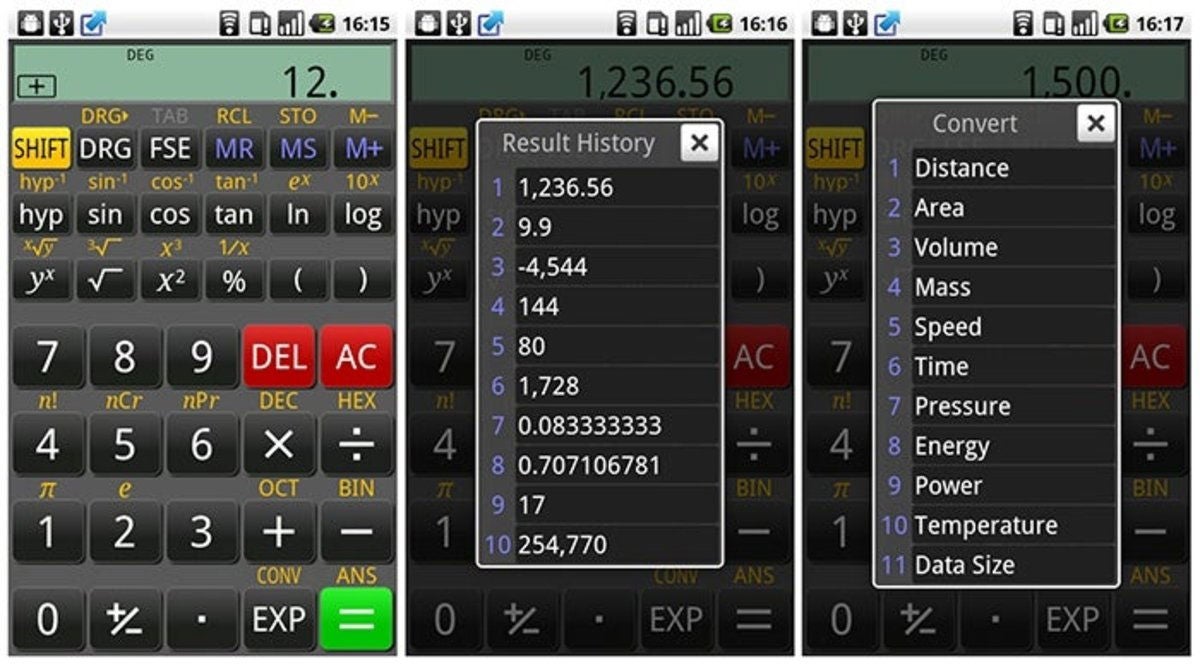 Real calc scientific Android