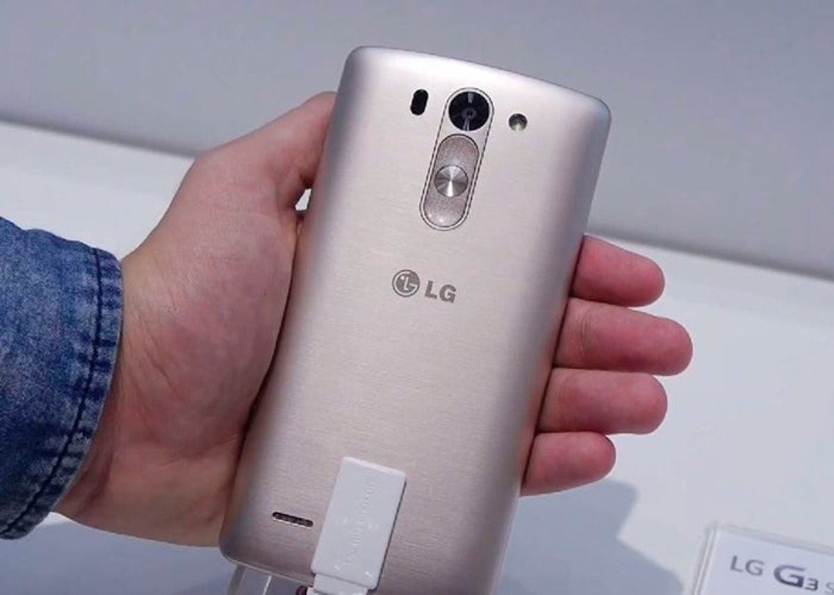 Parte trasera del LG G3S