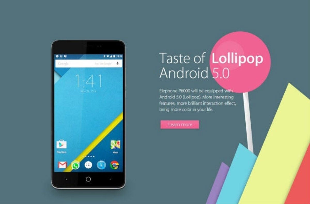 P6000 Android Elephone P6000, la gran apuesta china por Android 5.0 Lollipop, 64-bit y 4G