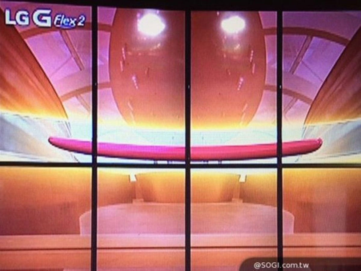 LG G Flex 2 durante su presentación privada