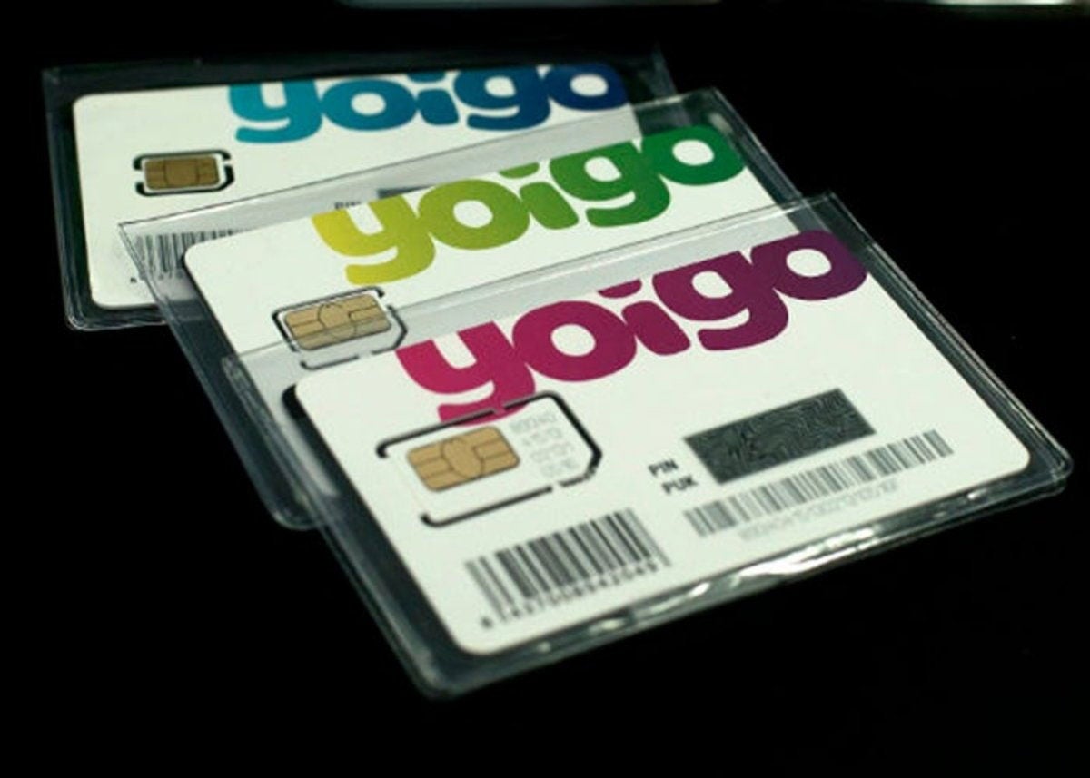 Yoigo tarjetas