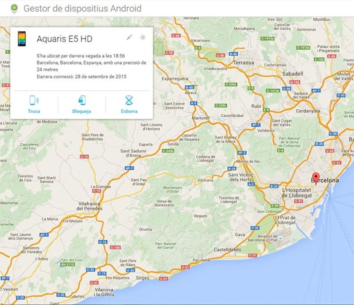 Donde está mi móvil