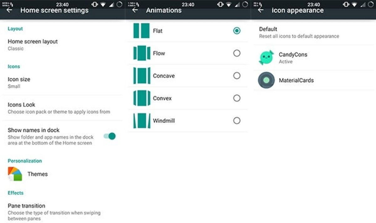 Como instalar Launcher Sony Xperia Z5 Ajustes