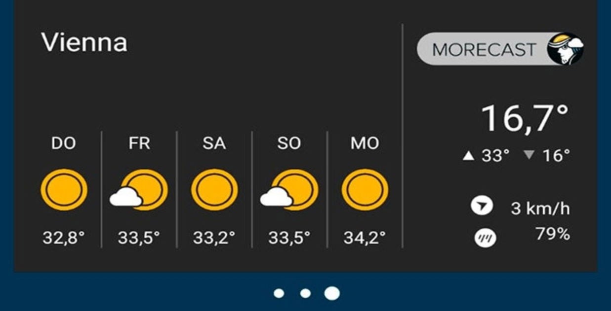 Morecast, con esta aplicación conocerás el tiempo en tu zona de una forma muy precisa