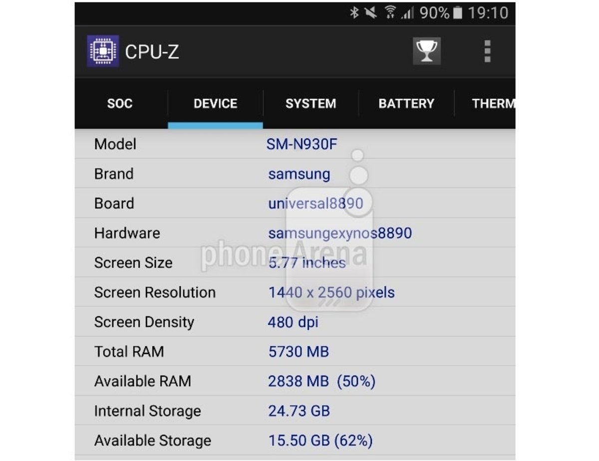 samsung galaxy note 6 caracteristicas filtradas