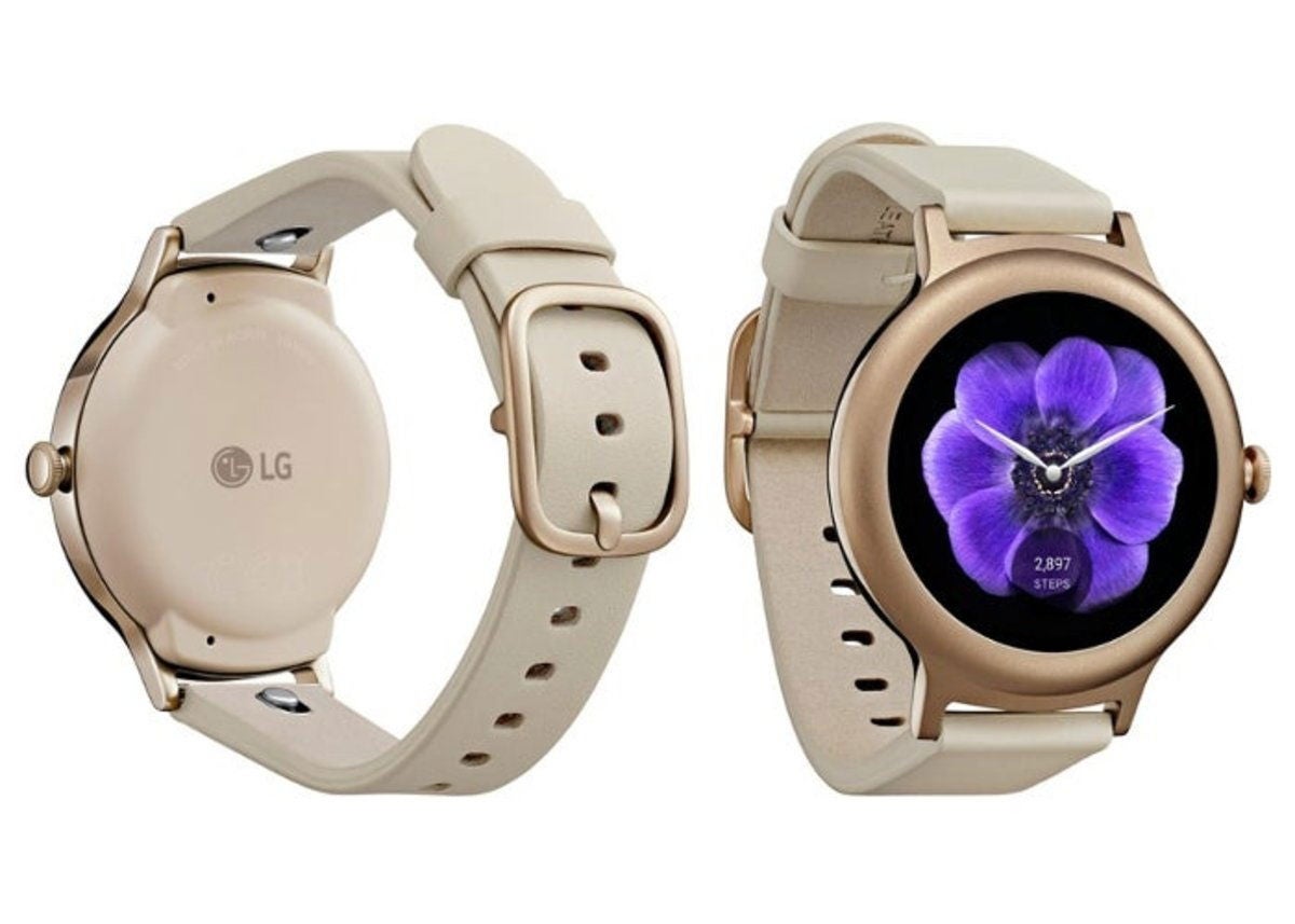 lg watch style dorado