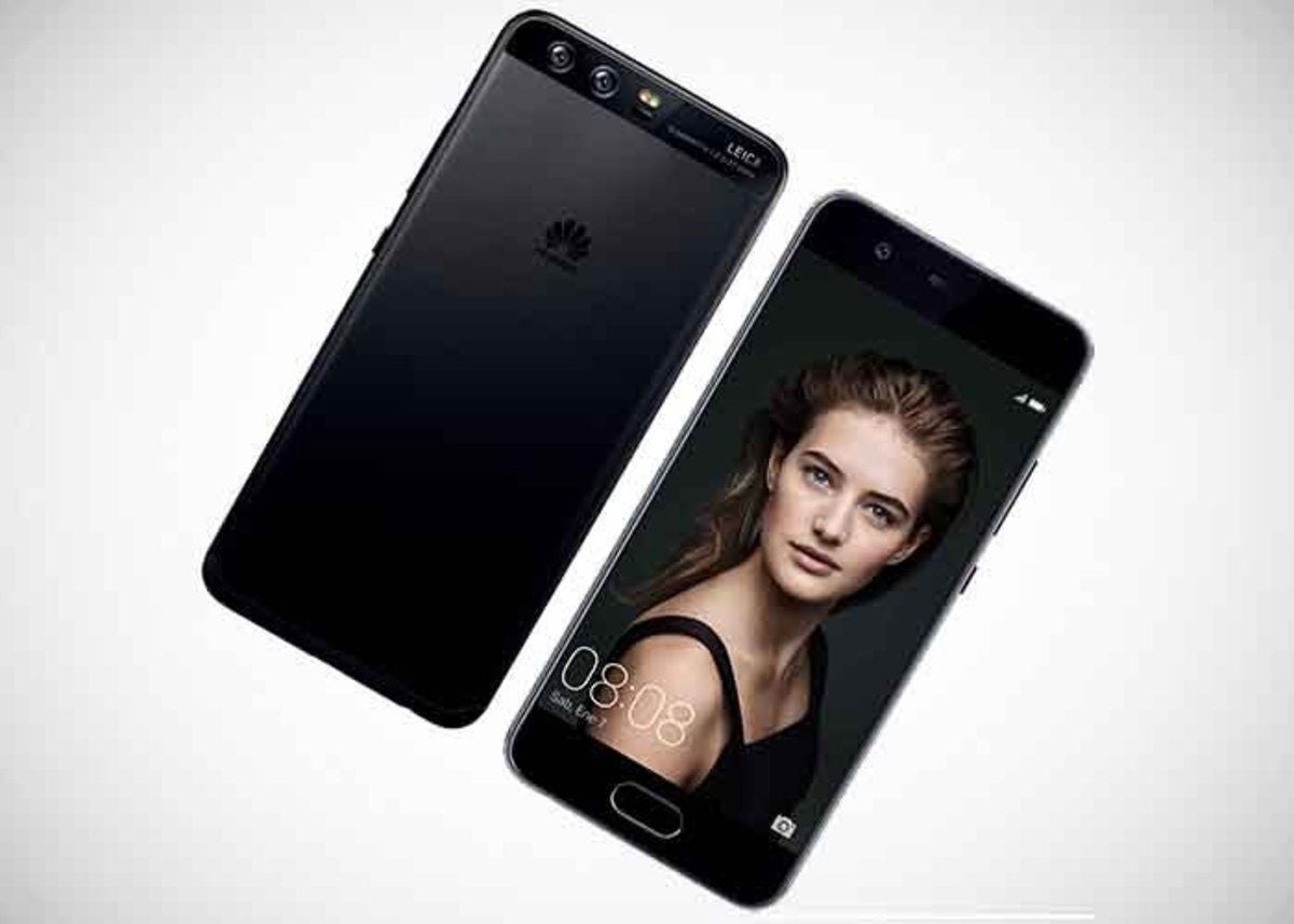 Huawei P10 destacada trasera negra