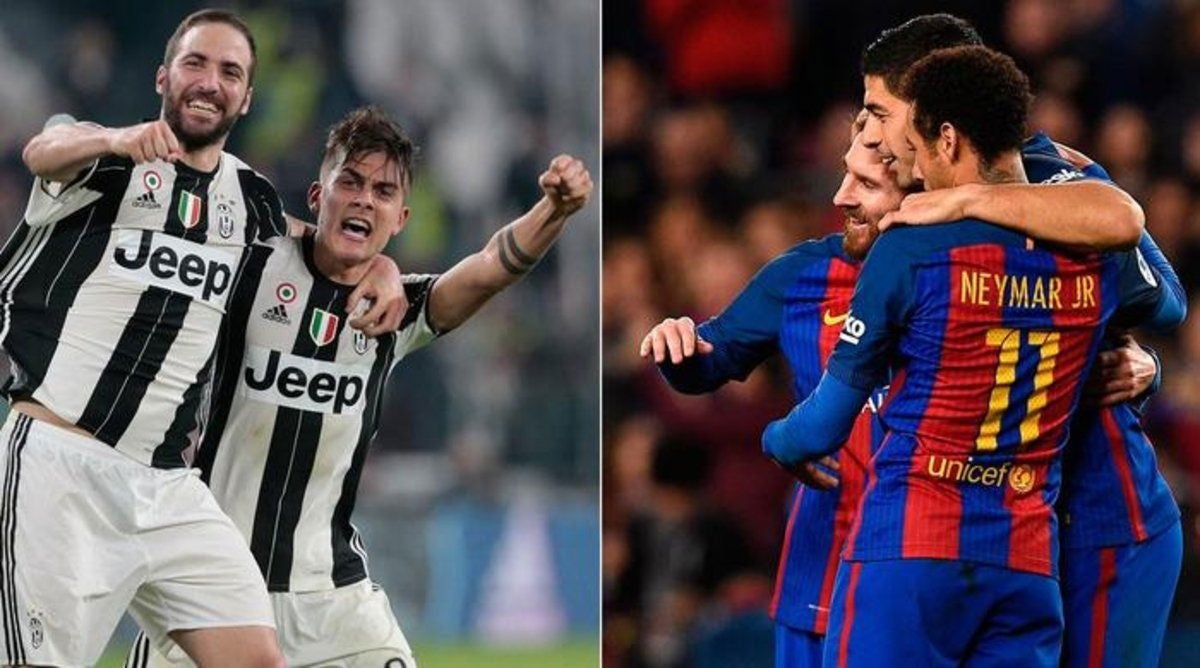 Barcelona vs Juventus online