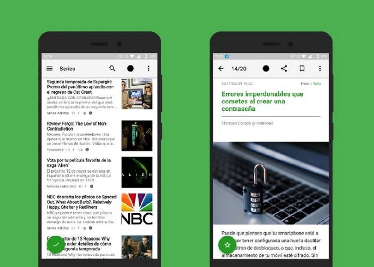 FeedMe mejores aplicaciones noticias