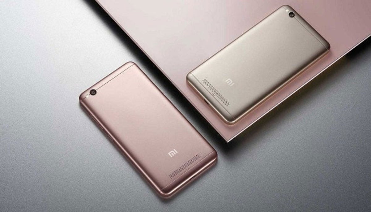 Xiaomi Redmi 4a dorado rosa