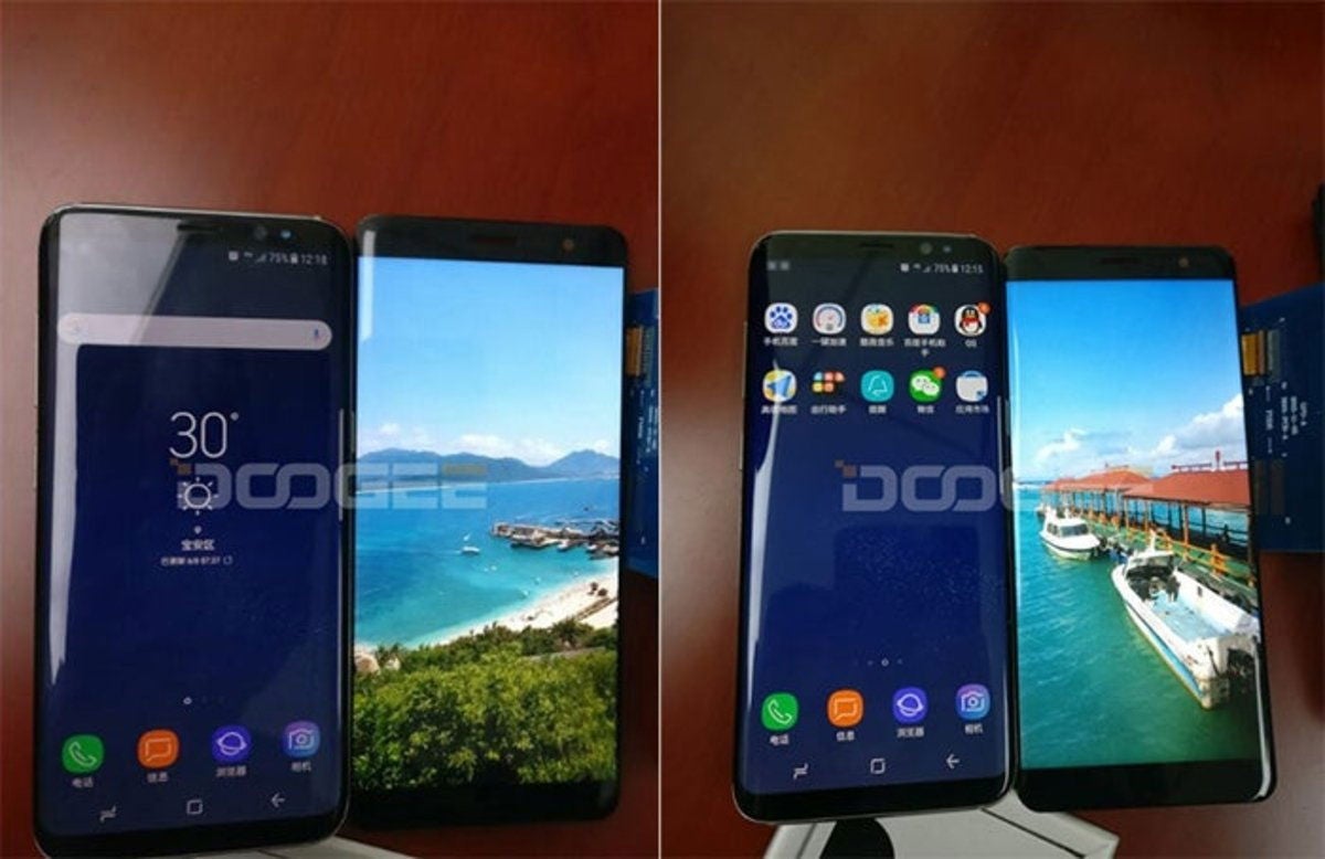 DOOGEE MIX Plus y Galaxy S8