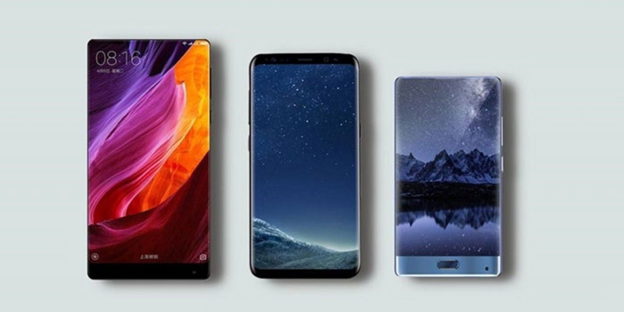 DOOGEE MIX, Xiaomi Mix, Galaxy S8