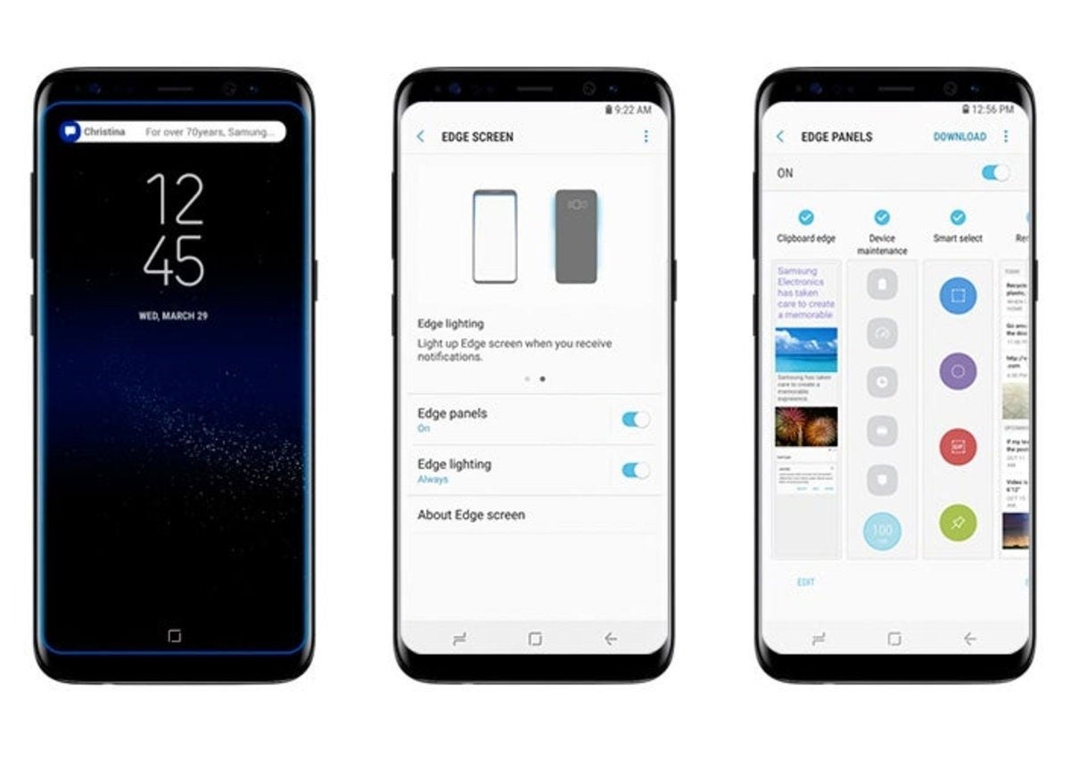 Trucos para el Samsung Galaxy S8, pantalla curva