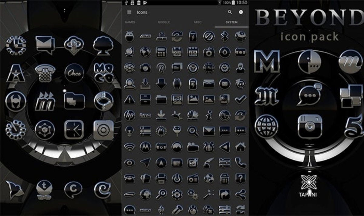 Beyond Black Icon Pack