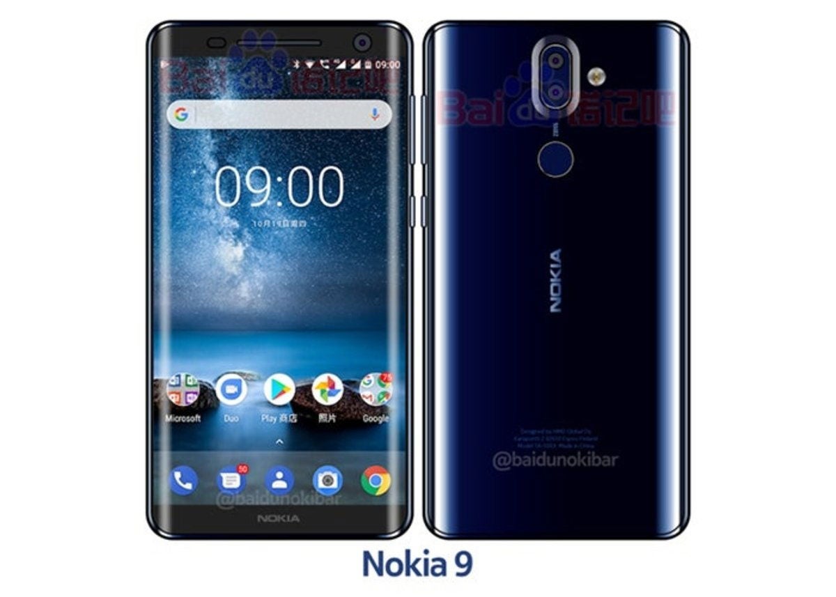 Nokia 9 azul