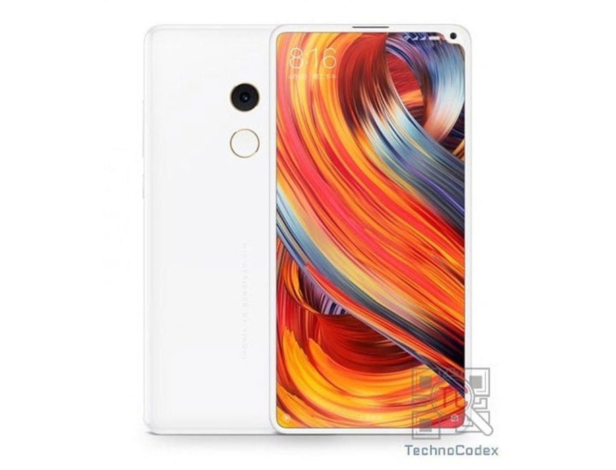Xiaomi Mi Mix 2s, render filtrado
