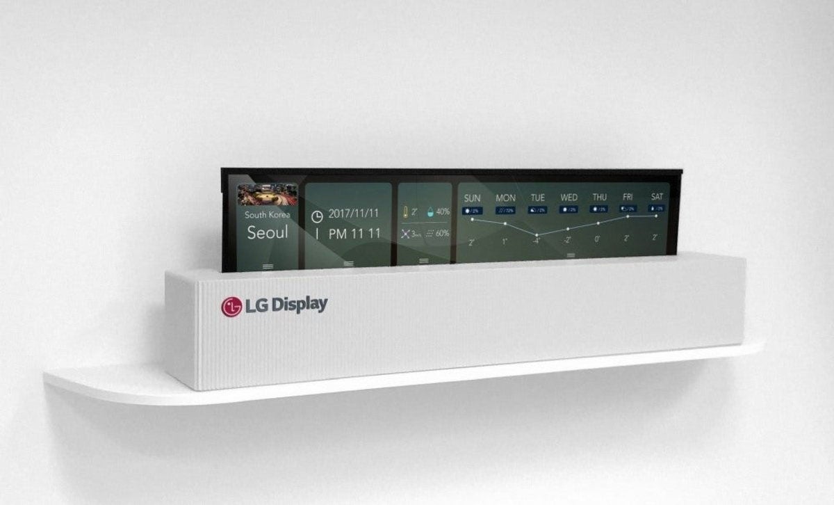 Primera pantalla enrollable LG