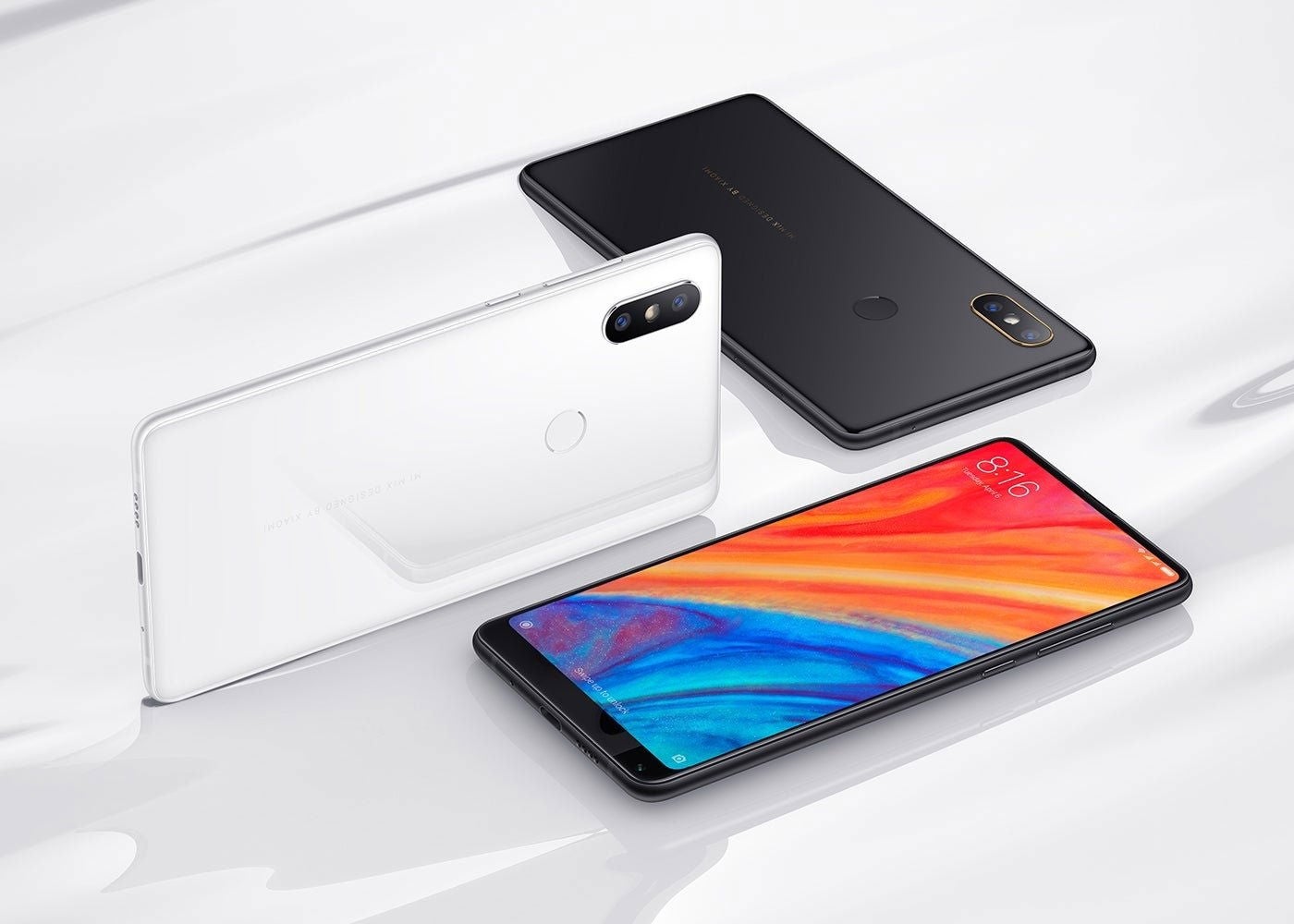 Xiaomi Mi MIX 2s frontal y trasera