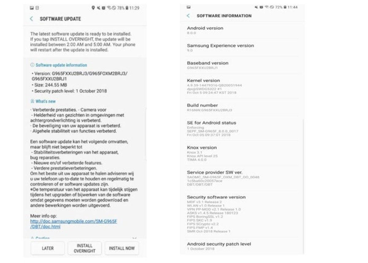 El Samsung Galaxy S9 mejora la cámara con su última actualización
