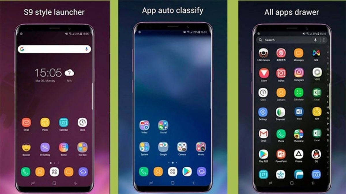 Cómo personalizar tu Android para que parezca un Samsung Galaxy S9 sin root