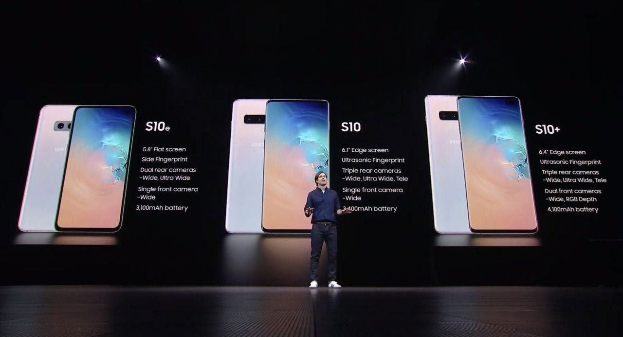 Samsung Galaxy S10 todos los modelos