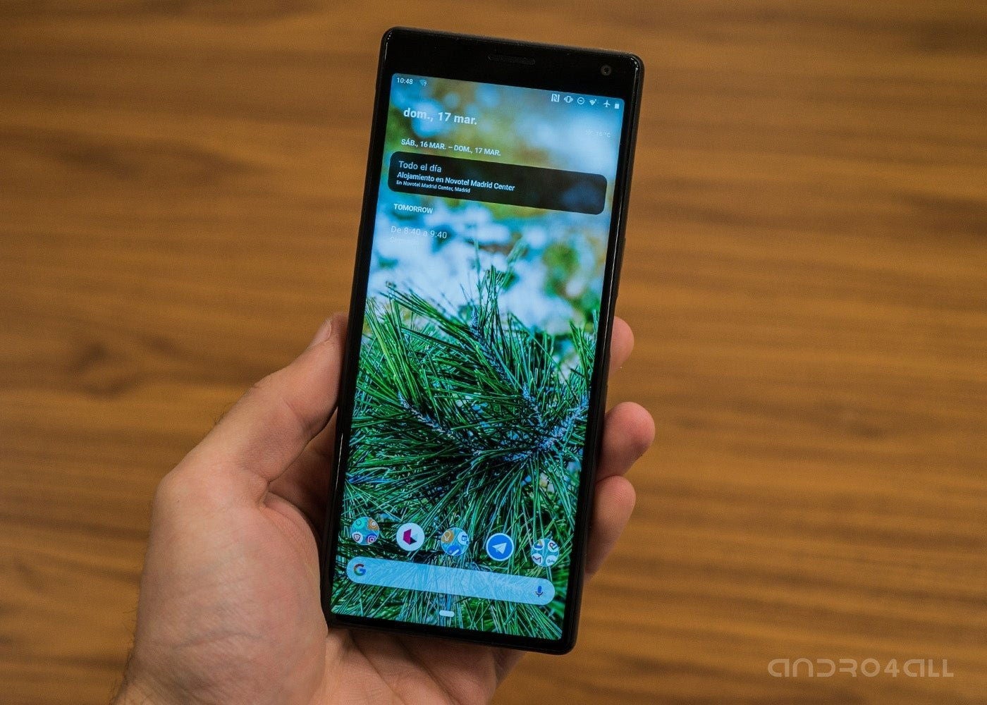 Pantalla del Sony Xperia 10