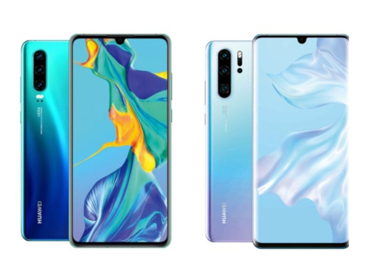Se filtra el diseño definitivo del Huawei P30 y P30 Pro