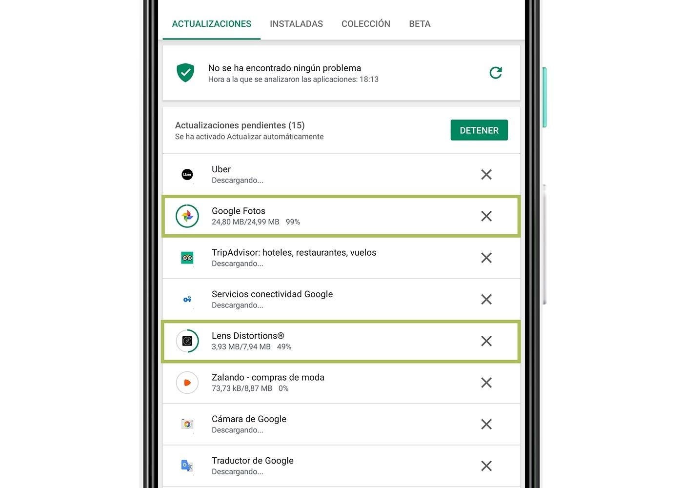 Google Play por fin permitirá descargar varias aplicaciones a la vez