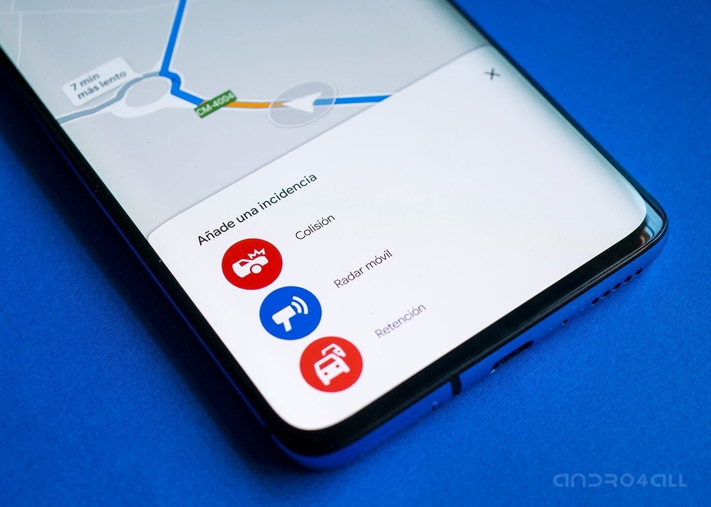En Google Maps puedes añadir accidentes, radares o atascos al mapa.